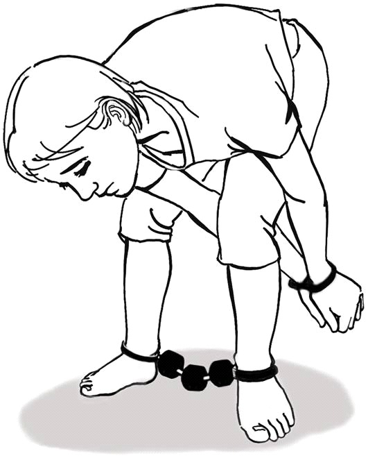 中共酷刑演示:手铐脚镣