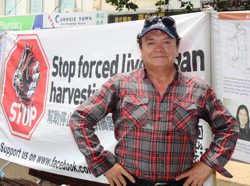 明真相的澳洲人约瑟夫谴责中共不尊重人权