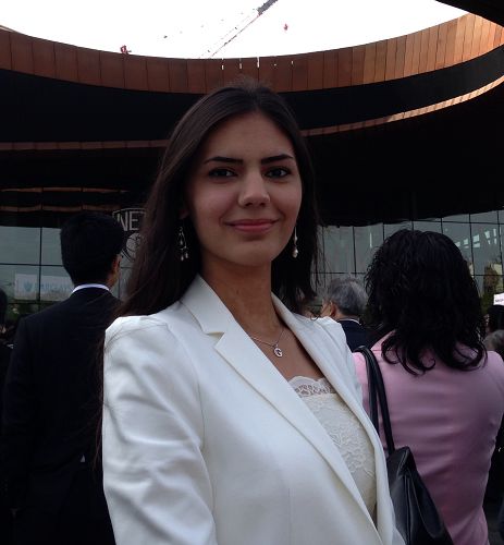 图4：伊朗学员葛吒尔&#8226;达万内（Ghazal