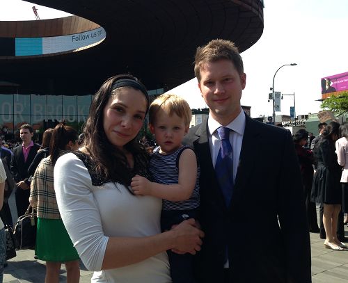 图7：英国法轮功学员乔安娜&#8226;康威（Joanna