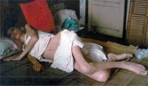 '魏华被精神医院折磨后的惨状'