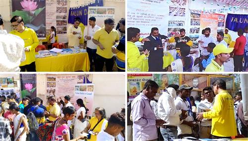 学员们在讲真相和教功