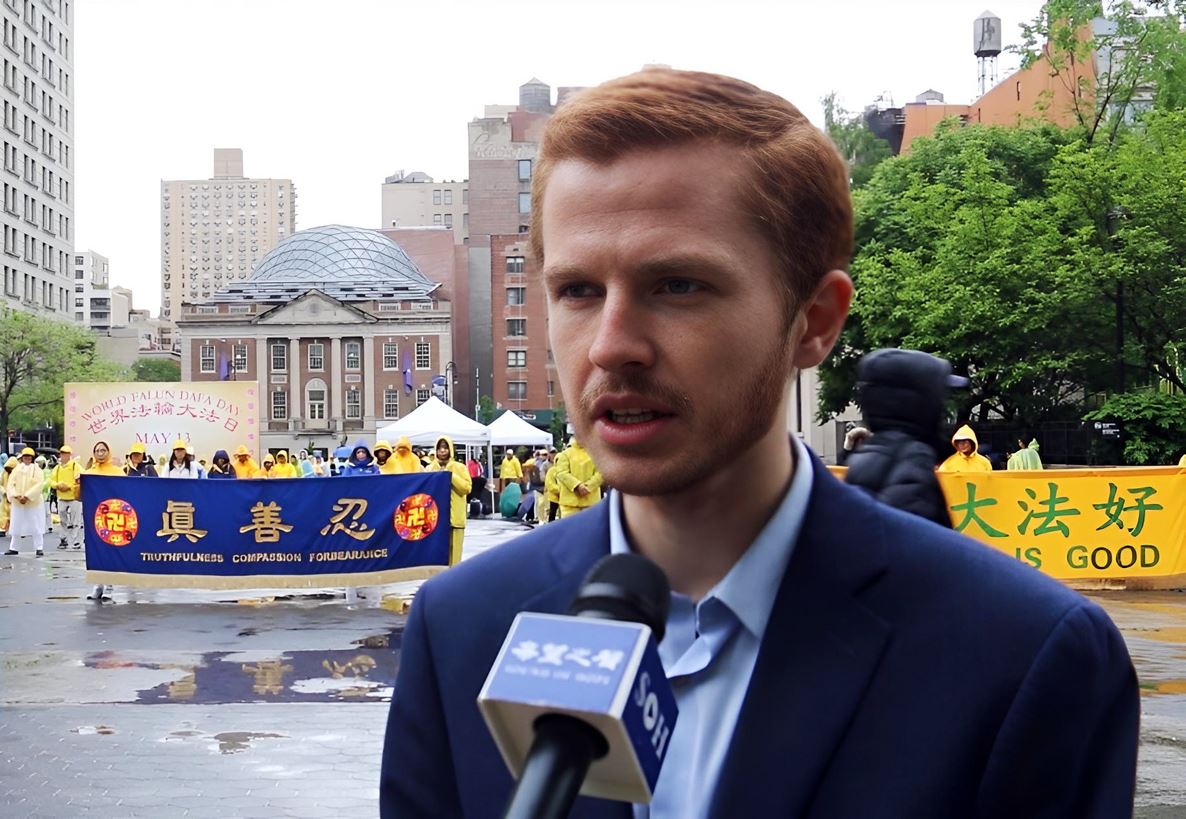 '图24:迈尔斯·帕克(Myles Parker)认为信仰不应该受到迫害。'