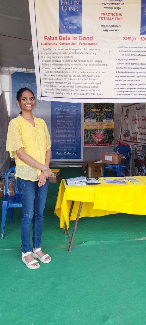 '图7:二十岁女孩苏丝米塔(Sushmita)对中国正在发生的迫害感到震惊'